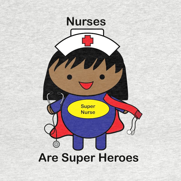 Nurse Black Super Hero by Beautiful Cuteness